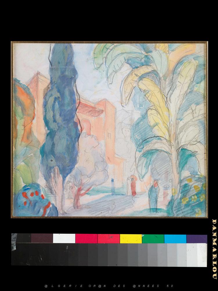 AUGUSTIN FERRANDO 1880-1957 Ferrando-019 A Miliana.jpg -  